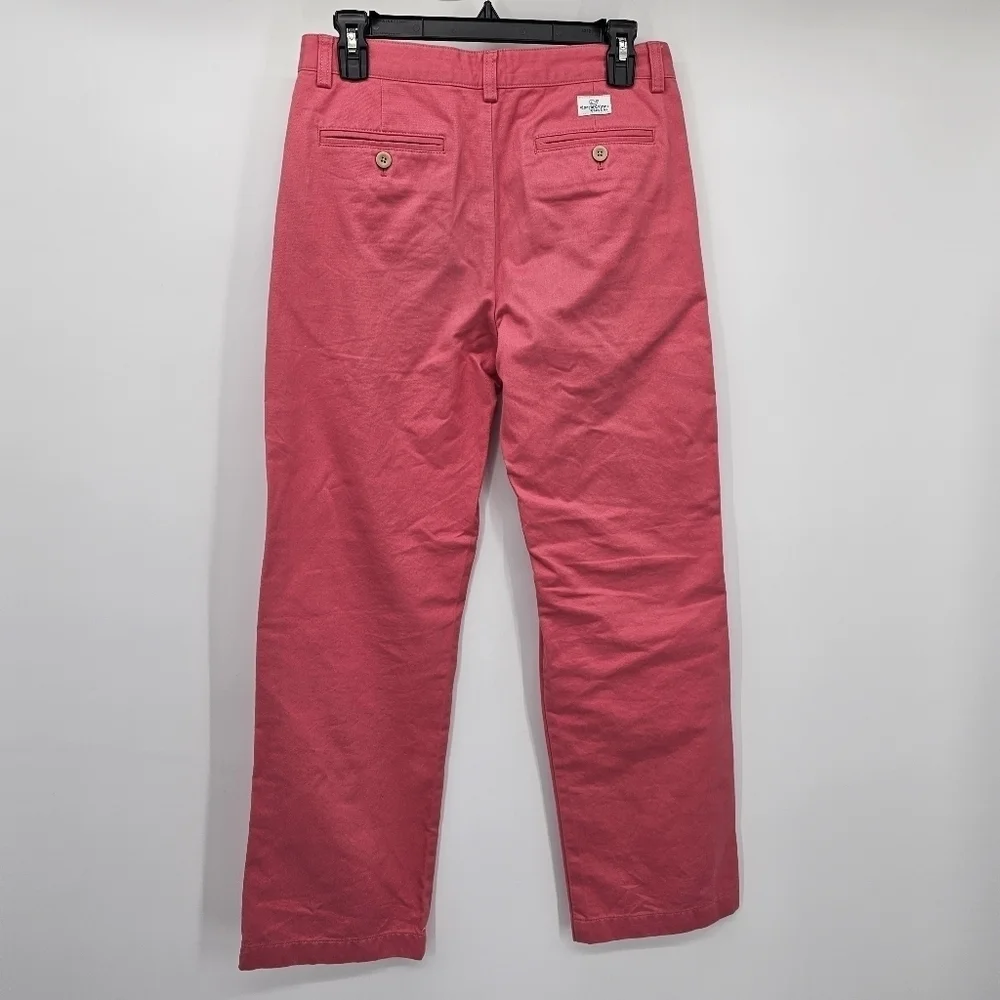 Vineyard Vines Boys' Breaker Pants Chinos Sailors Red Sz 18 Nwot